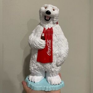Coca Cola Bear drink cup and piggy bank all in one!